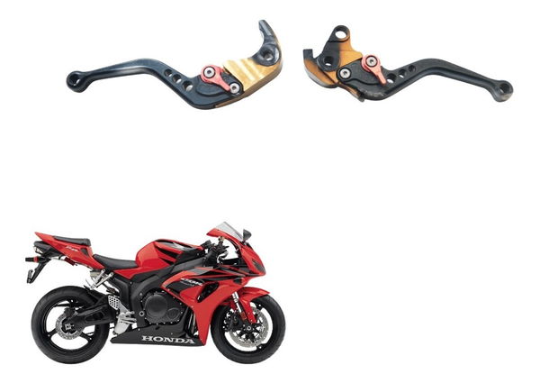 Par Manete Esportivo C/ Detalhes Honda Cbr 1000 Rr 04-07
