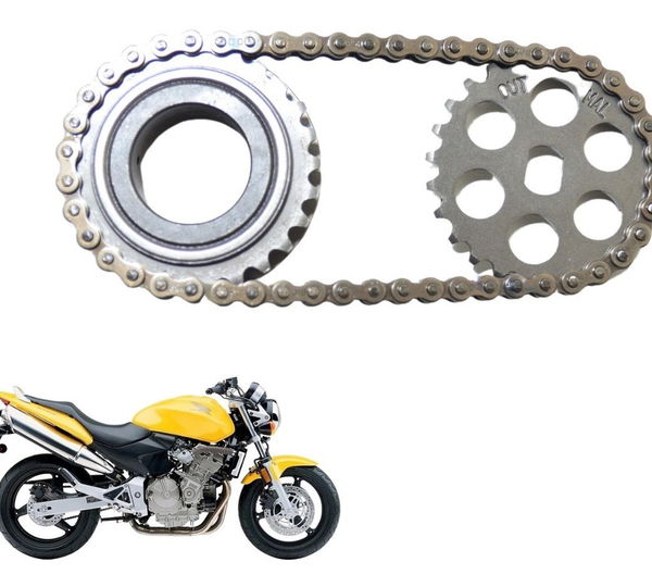 Kit Engrenagem Bomba Óleo Honda Cb 600f Hornet 04-07 Orig