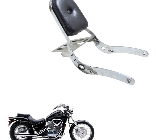 Sissy Bar C/ Detalhes Honda Vt Shadow 600 C 95-05 Original