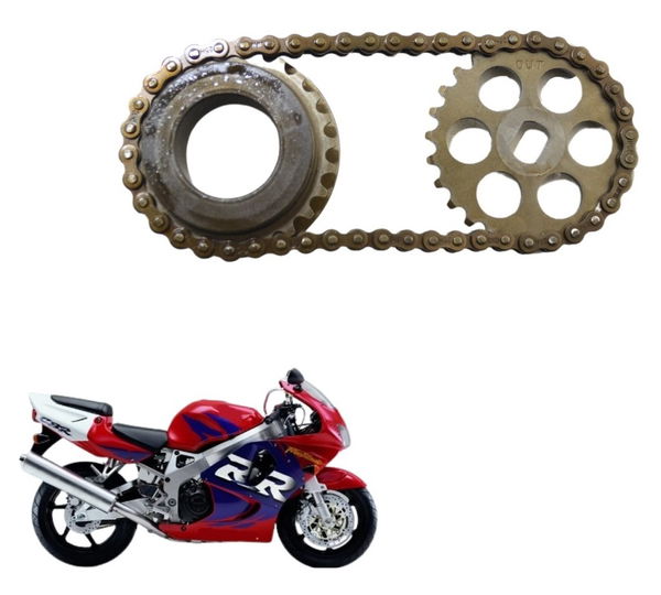 Jogo Engrenagem Bomba Óleo Honda Cbr 900 Rr 98-99 Original