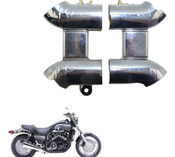Par Acabamento Radiador Avaria Yamaha V Max V-max Original