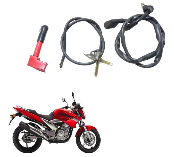 Cabo Bateria +/- Yamaha Ys 250 Fazer 10-17 Original
