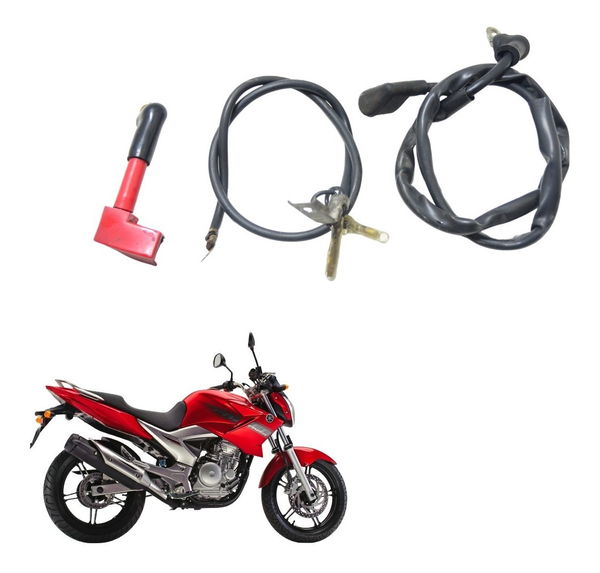 Cabo Bateria +/- Yamaha Ys 250 Fazer 10-17 Original