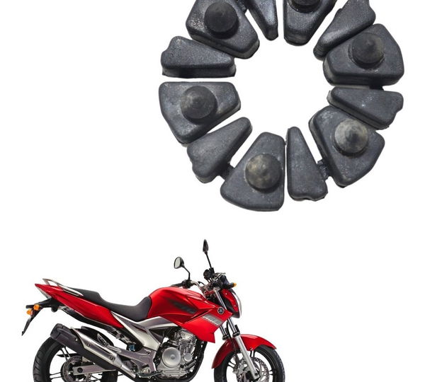 Coxim Cubo Coroa Yamaha Ys 250 Fazer 10-17 Original