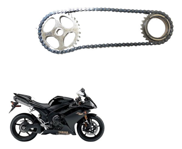 Jogo Engrenagem Bomba Óleo Yamaha Yzf R1 07-08 Original