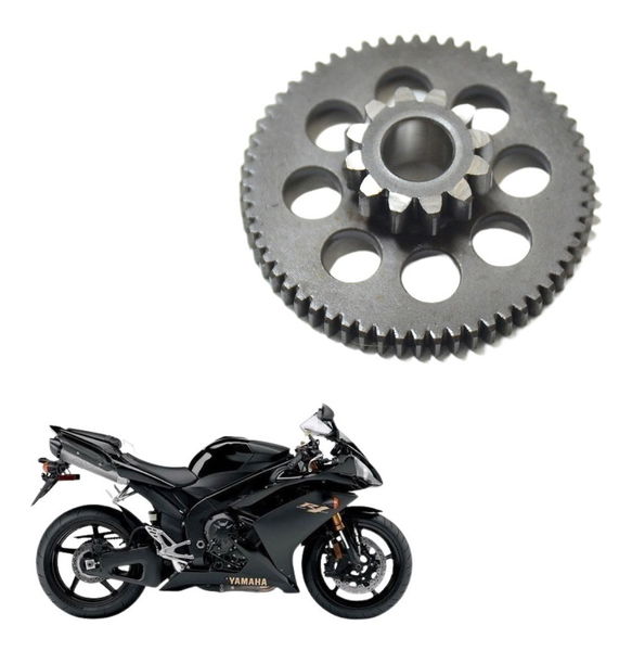 Engrenagem Redução Partida Yamaha Yzf R1 07-08 Original