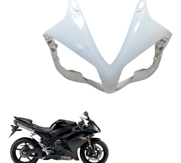 Carenagem Farol C/ Detalhes Yamaha Yzf R1 07-08 Original Branco