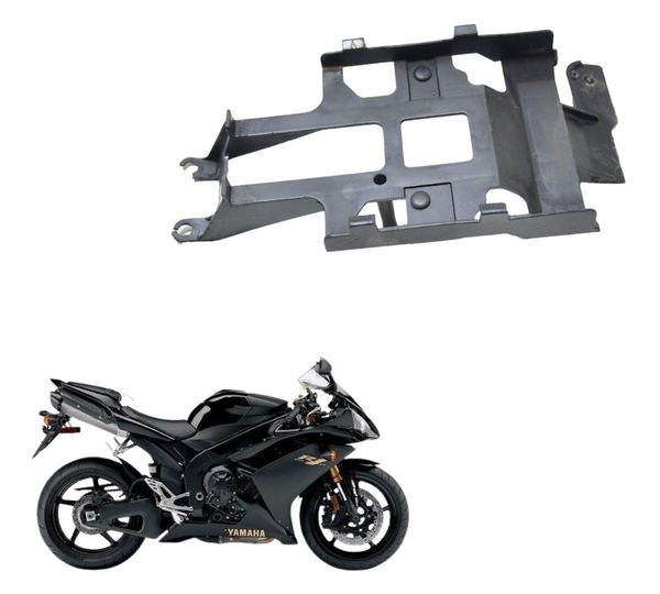 Carenagem Interna C/ Avaria Yamaha Yzf R1 07-08 Original Preto