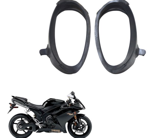 Par Borracha Duto Ar Yamaha Yzf R1 07-08 Original
