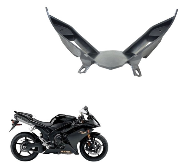 Acabamento Carenagem Frontal Yamaha Yzf R1 07-08 Original Preto