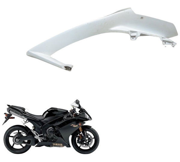 Carenagem Lateral Direita Yamaha Yzf R1 07-08 Original Branco