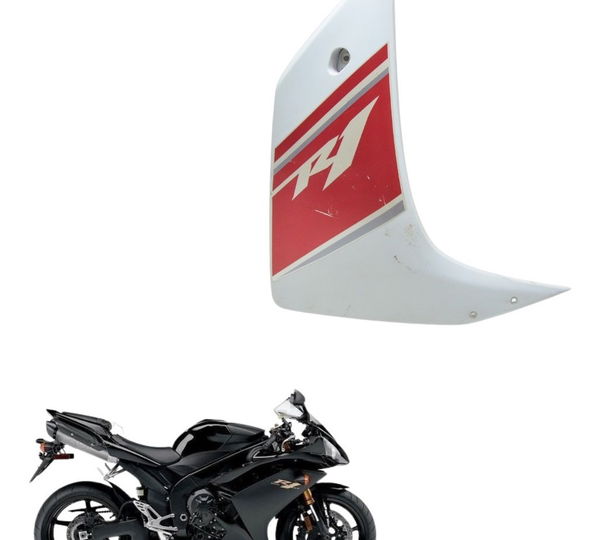 Carenagem Lateral Direita Yamaha Yzf R1 07-08 Original Branco