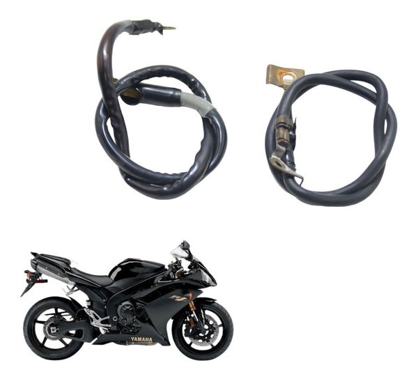 Cabo Bateria +/- Yamaha Yzf R1 07-08 Original