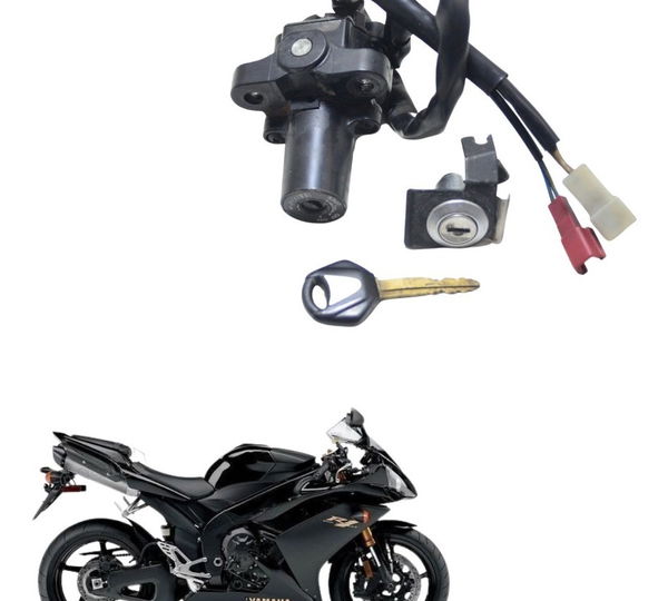 Chave Ignição Trava Banco Yamaha Yzf R1 07-08 Original