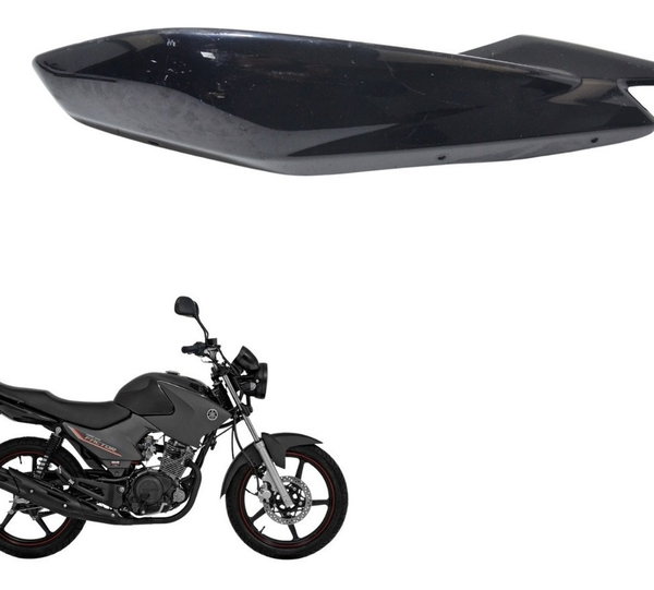 Carenagem Rabeta Esq Detalhes Yamaha Ybr 125 Factor Ed 09-12 Preto