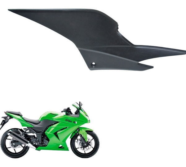 Carenagem Lateral Esquerda Kawasaki Ninja 250 R 08-12 Orig Preto