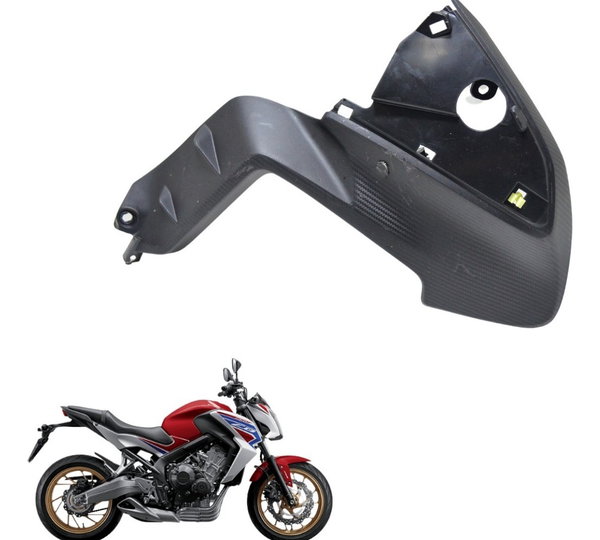 Acabamento Lateral Esq Int Avaria Honda Cb 650f 15-18 Orig Preto