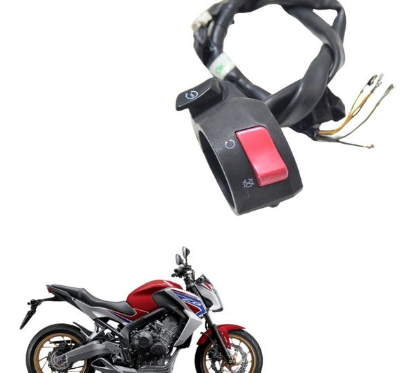 Chave Punho Partida Sem Plug Honda Cb 650f 15-18 Original