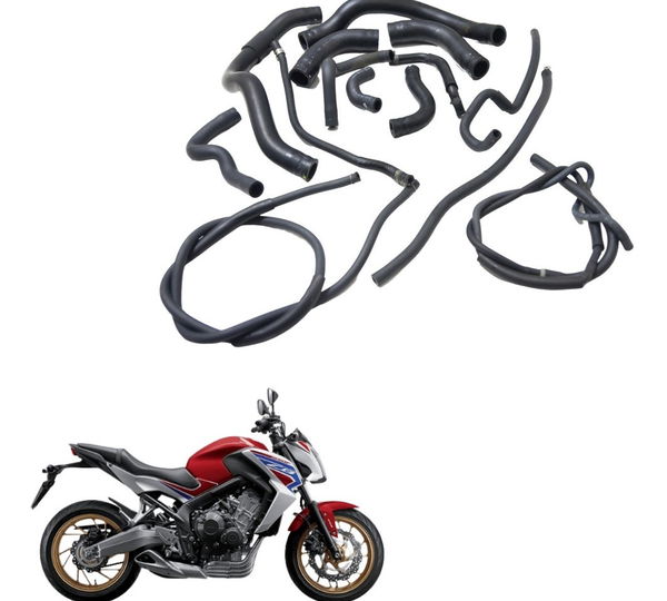 Kit Mangueiras Honda Cb 650f 15-18 Original