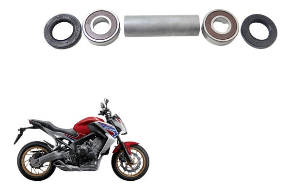 Rolamento Separador Retentor Roda Diant Honda Cb 650f 15-18