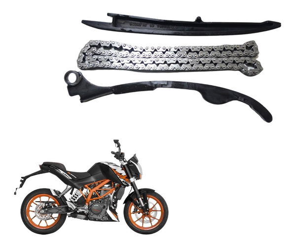 Kit Guia Tensor Corrente Comando Ktm 390 Duke 15-18 Original