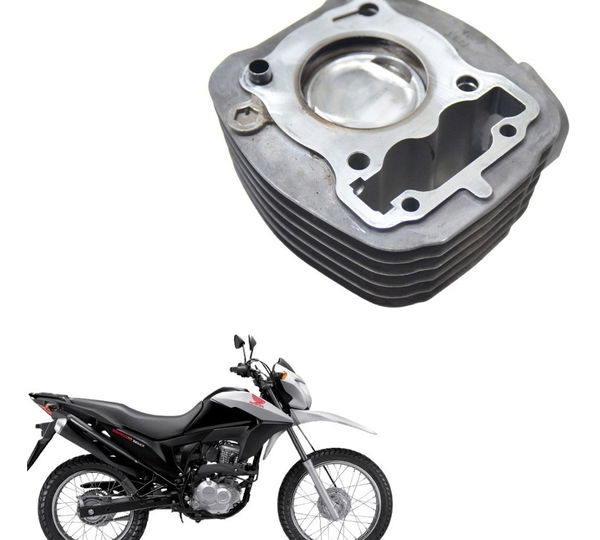 Cilindro Pistão Anéis Honda Nxr 160 Bros 15-20 Paralelo