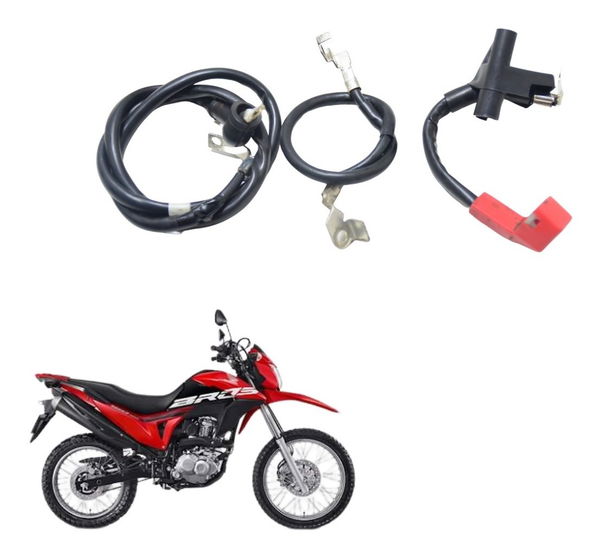 Cabo Bateria +/- Honda Nxr 160 Bros 15-20 Original