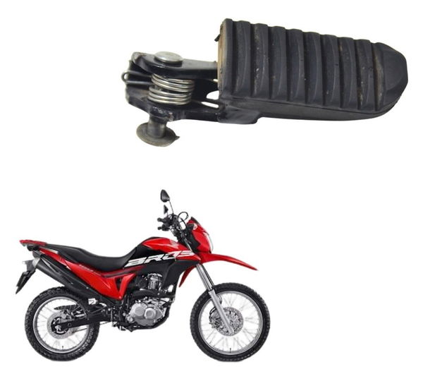 Pedaleira Dianteira Direita Honda Nxr 160 Bros 15-20 Orig