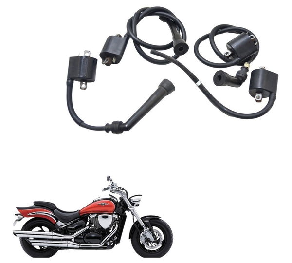 Jogo Bobina Ignição Suzuki Boulevard M 800 05-11 Original