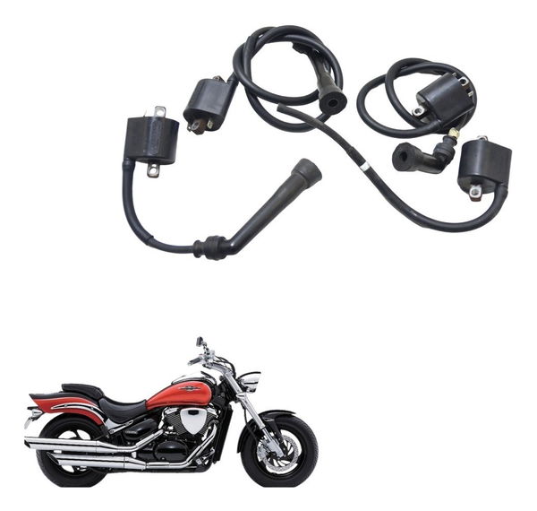 Jogo Bobina Ignição Suzuki Boulevard M 800 05-11 Original