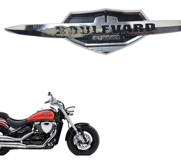Emblema Tanque Esq Detalhe Suzuki Boulevard M 800 05-11 Orig
