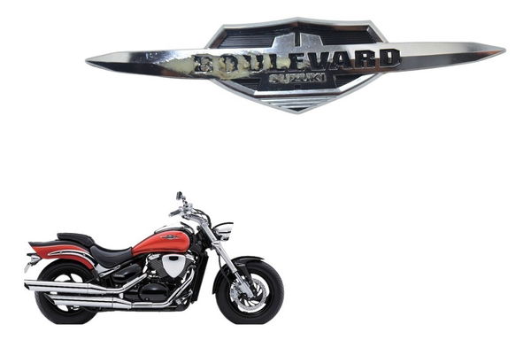 Emblema Tanque Esq Detalhe Suzuki Boulevard M 800 05-11 Orig