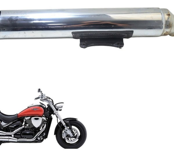 Ponteira Escape Sup C/ Det Suzuki Boulevard M 800 05-11 Orig