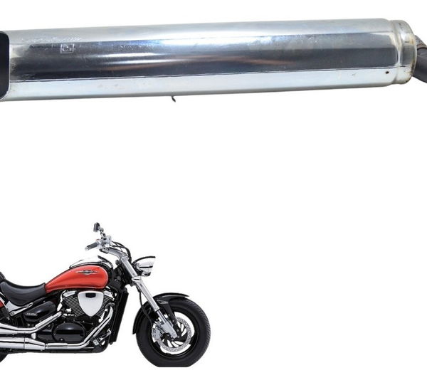 Ponteira Escape Inf C/ Det Suzuki Boulevard M 800 05-11 Orig