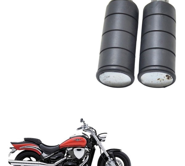 Par Pedaleira Traseira Suzuki Boulevard M 800 05-11 Paralelo