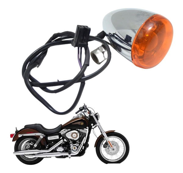 Pisca Dianteiro Harley Dyna Super Glide 08-11 Original