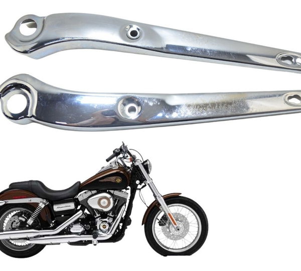 Par Espada Suporte Harley Dyna Super Glide 08-11 Original