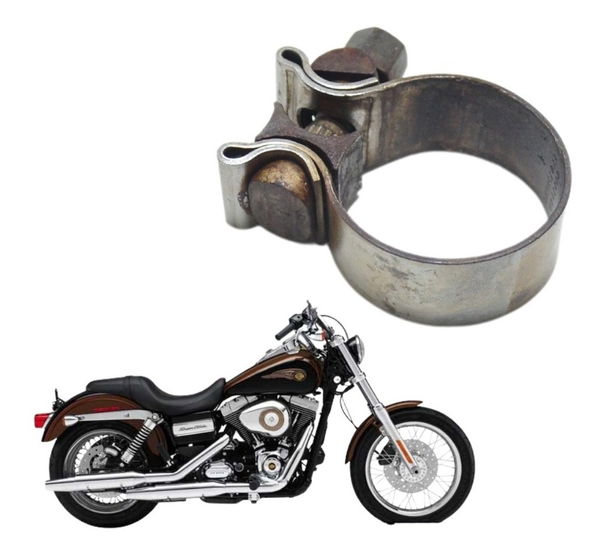 Abraçadeira Escape Harley Dyna Super Glide 08-11 Original