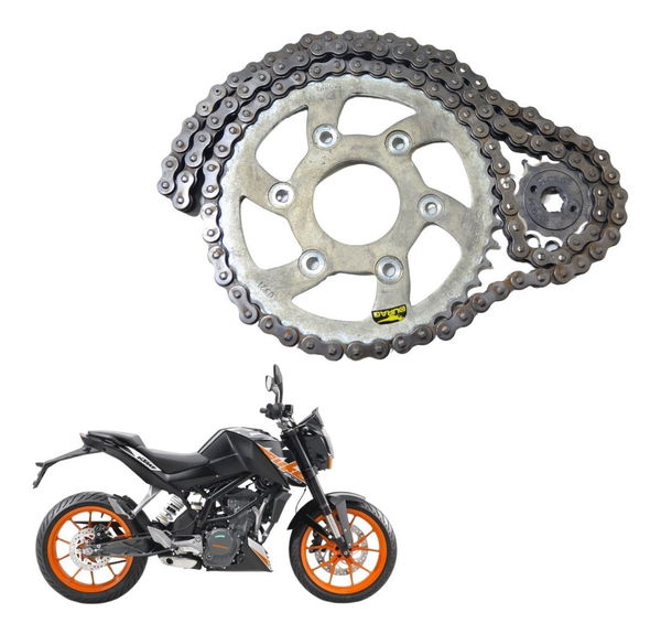 Kit Relação Ktm 200 Duke 12-19 Original