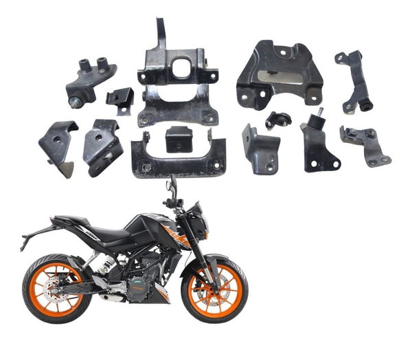 Kit Suportes Ktm 200 Duke 12-19 Original