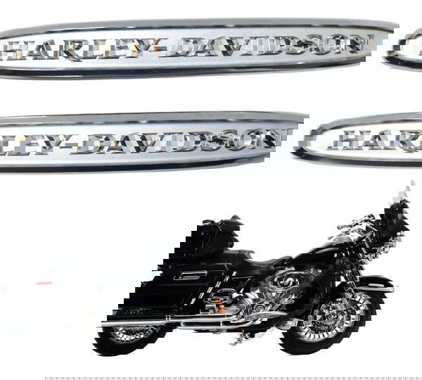 Par Emblema Tanque Harley Electra Touring 08-13 Original