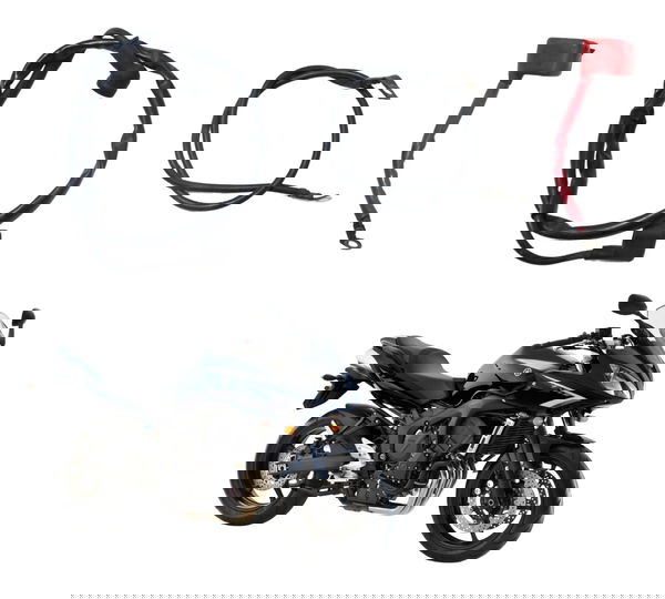 Cabo Bateria +/- Yamaha Fazer 600 S 08-09 Original