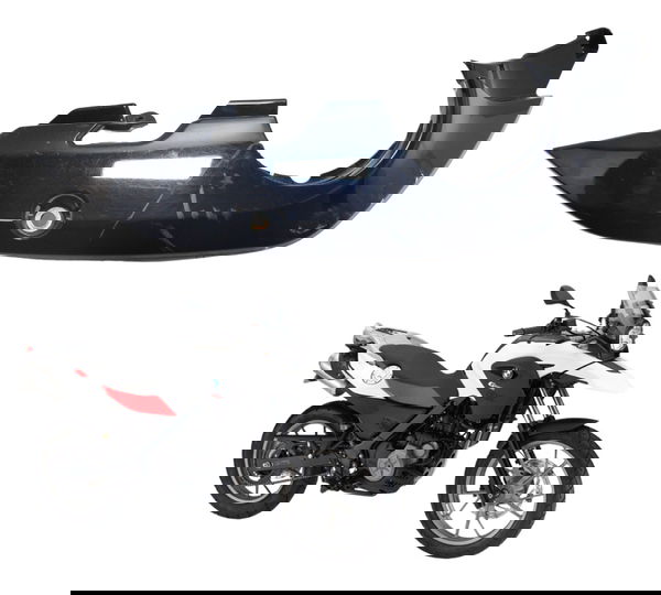 Carenagem Rabeta Direta Avaria Bmw G 650 Gs 12-16 Original Preto