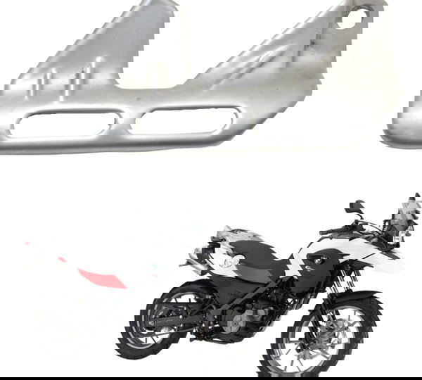 Acabamento Pedaleira Traseira Bmw G 650 Gs 12-16 Original