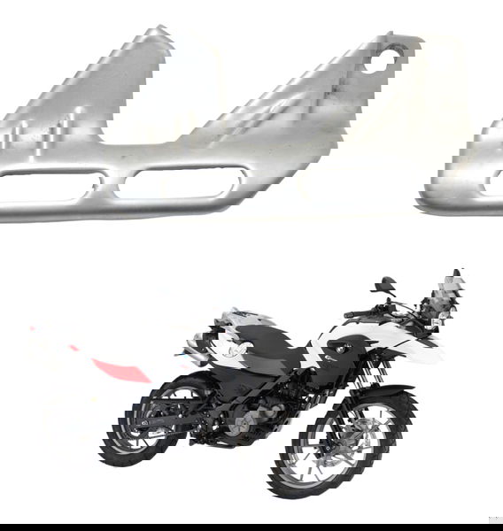 Acabamento Pedaleira Traseira Bmw G 650 Gs 12-16 Original