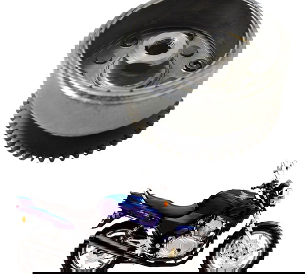 Volante Magneto C/ Placa Part Honda Cb 500 Cb500 98-05 Orig