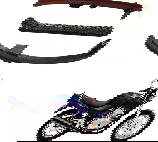 Kit Guia Tensor Corrente Coman Honda Cb 500 Cb500 98-05 Orig