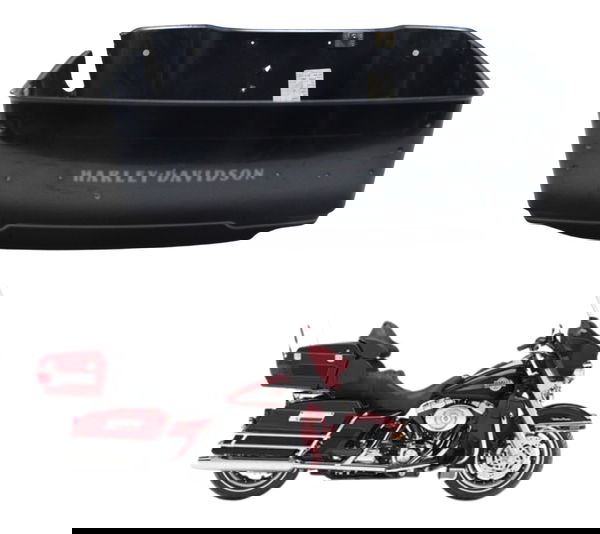 Baú Tour Pack C/ Avaria Harley Electra Touring 08-13 Orig