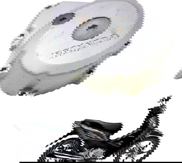 Tampa Estator C/ Detalhes Honda Biz 125 + 05-07 Original Cinza