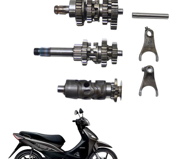 Caixa Marcha Completa Honda Biz 125 + 05-07 Original